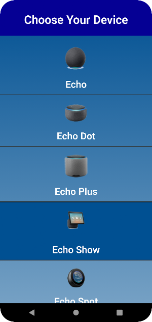 App For Alexa Echo Screenshot 0