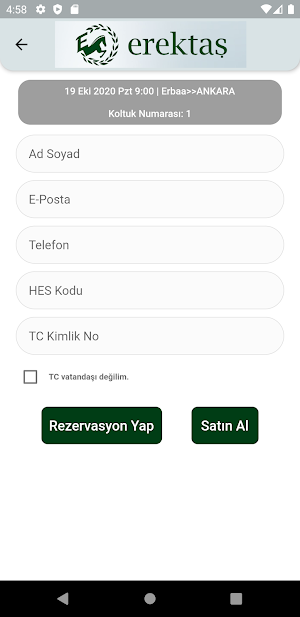 Erektaş Turizm Screenshot 3