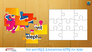 ABC Animals Jigsaw Puzzle Game Screenshot 2