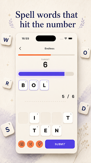 WordSum — Words That Count Screenshot 1