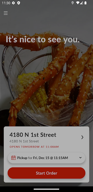 Blue Water Seafood And Crab Screenshot 1