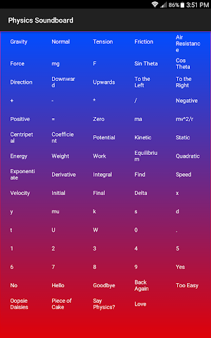 Physics Soundboard Screenshot 1