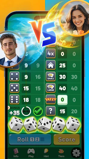 Yatzy Roll: Classic Dice Game Screenshot 0