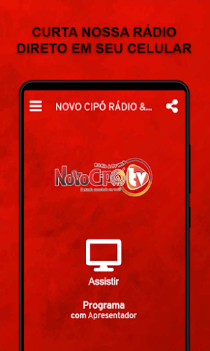 Novo Cipó Rádio e Web TV Screenshot 0