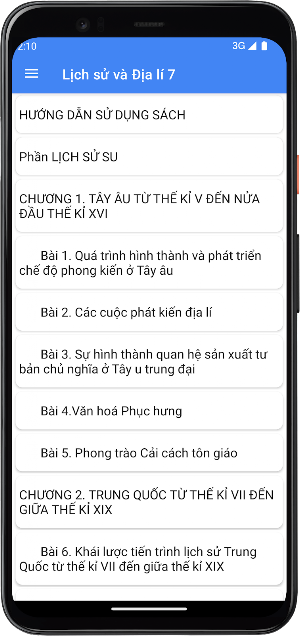 Lịch sử và Địa lí Lớp7 Screenshot 3