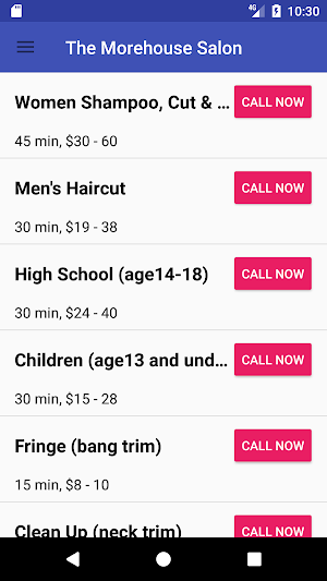 The Morehouse Salon Screenshot 2