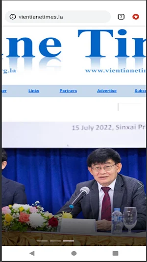 Laos Newspapers Screenshot 2