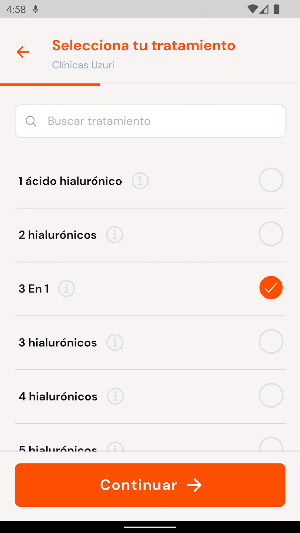 Clínicas Uzuri Screenshot 2