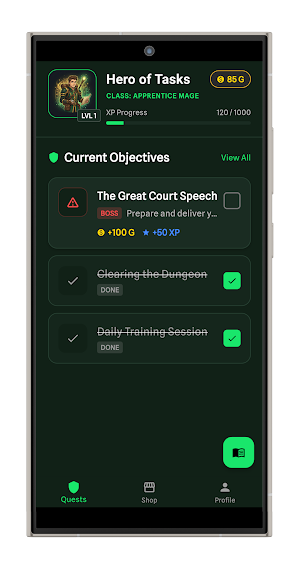 Quest Tasks: Gamified To-Do Screenshot 2