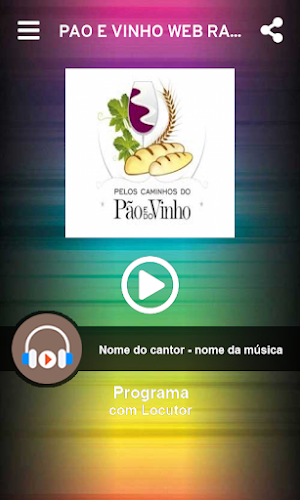 Pão e Vinho Web Rádio Screenshot 0