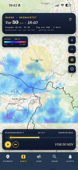 Trockenfenster: Regenradar Screenshot 0