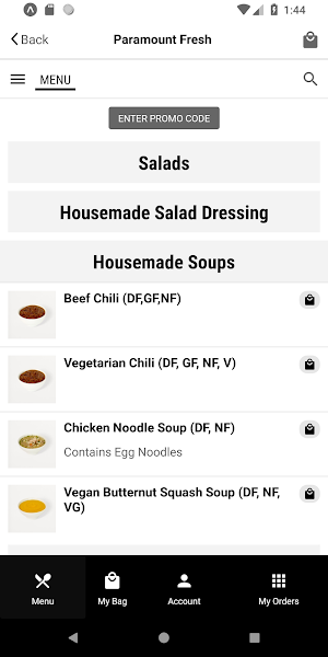 Paramount Fresh Catering Screenshot 1