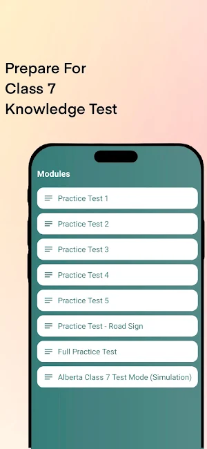 Alberta Class 7 Knowledge Test Screenshot 2