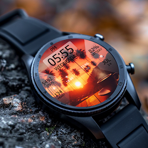 Key WF38 Coffee Sunset Watch Screenshot 0