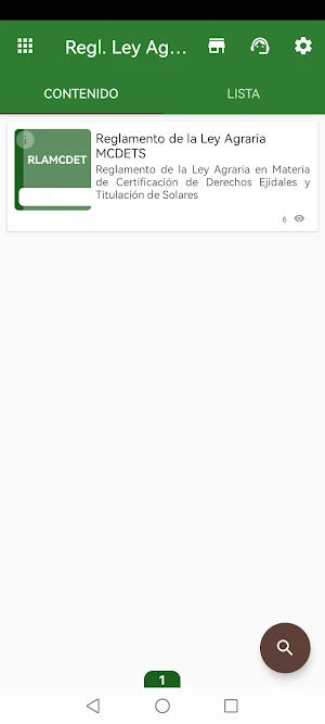 Regl. Ley Agraria en MCDETS Screenshot 0