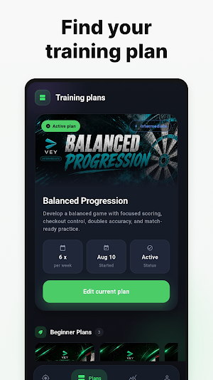 Vey: Darts Training Screenshot 1