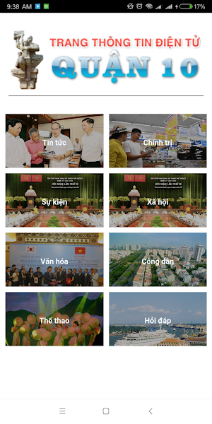 Quận 10 Portal Screenshot 0