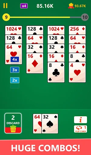 2048 Solitaire Card Game - 2048 Zen Cards Screenshot 3