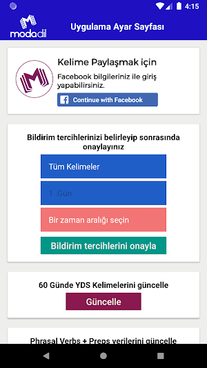 MODADİL YDS Kelime Uygulaması Screenshot 3