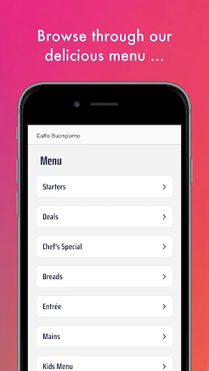 Caffe Buongiorno Screenshot 1