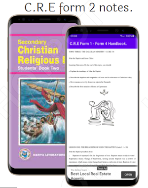 C.R.E: Form 1 - 4 Klb notes Screenshot 1