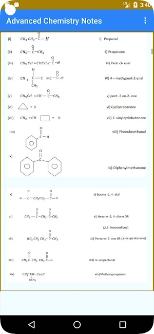 Advanced Level Chemistry screenshot 1