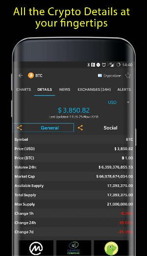 CMA - Bitcoin & Cryptocurrency Portfolio Tracker Screenshot 3