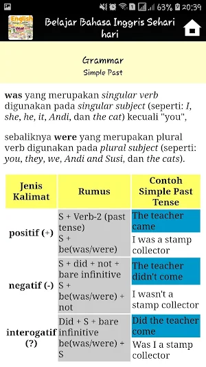 Belajar Bahasa Inggris Sehari Hari Screenshot 3