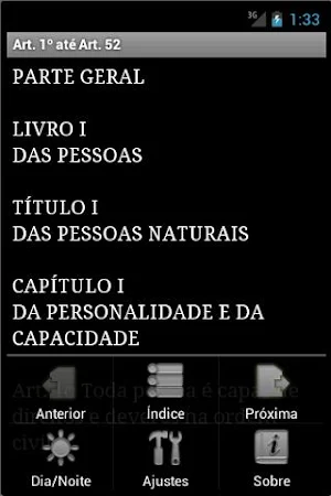 Código Civil Screenshot 1