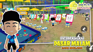 Simulator Game Pasar Malam 3D Screenshot 0