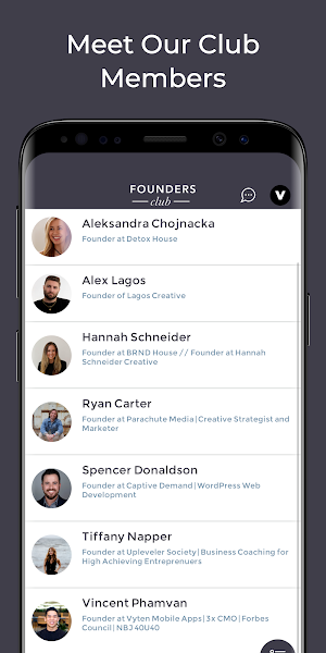 Founders Club Screenshot 2