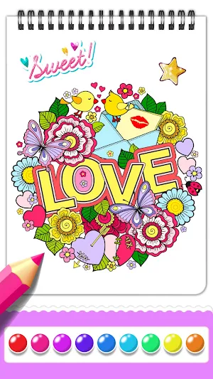 Adult Coloring and Drawing Book Screenshot 1