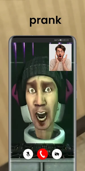 Skibidi Toilet Video Call Screenshot 1