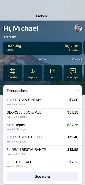 Embold Credit Union Screenshot 1