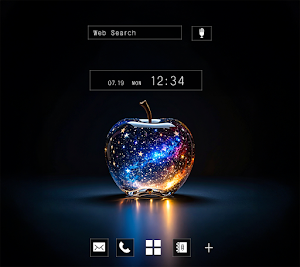 Galactic Apple Theme +HOME Screenshot 0
