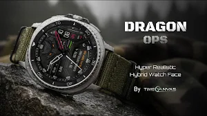Dragon Ops : Hybrid Watch Face Screenshot 0