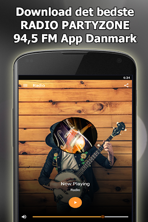 Radio PARTYZONE 94,5 FM Online Gratis Danmark Screenshot 1