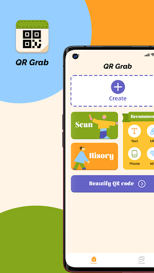 QR Grab: Make&Read - Fast&Easy Screenshot 0