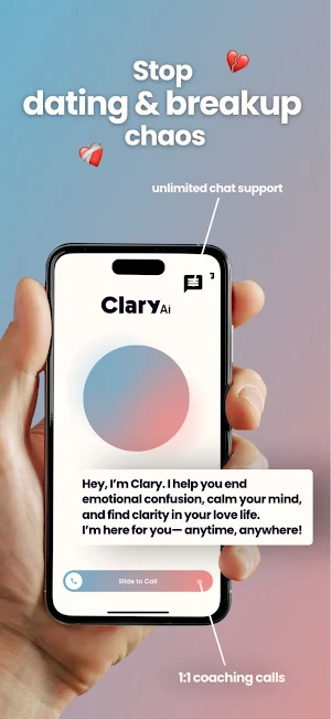 Clary AI - Dating & Breakups Screenshot 0