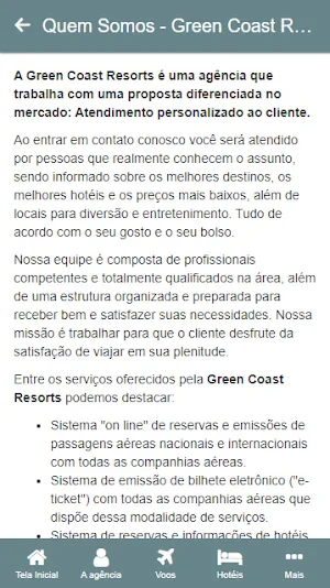 Green Coast Resorts Screenshot 1