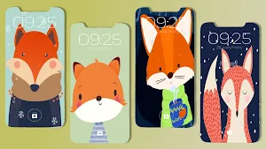 Cute Red Fox Wallpaper Screenshot 3