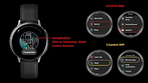 Colorful Forest For Wear OS Screenshot 1