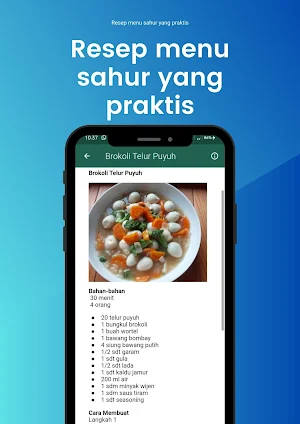 Resep menu sahur yang praktis Screenshot 1