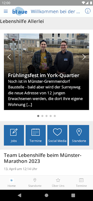 das blaue - LH Münster Screenshot 0