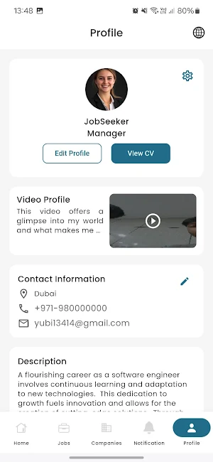 Jobscater Screenshot 1