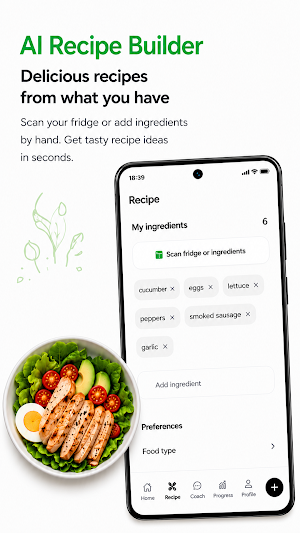 VitalHelm: AI Calorie Counter Screenshot 3