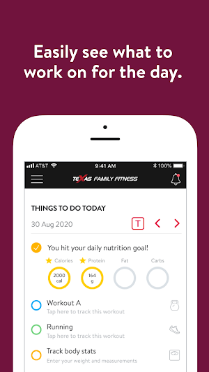 TX Family Fitness Screenshot 1
