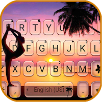 Sunset Holiday2 Keyboard Background
