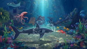 Shark Game: Ocean Survival Screenshot 0