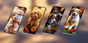 Cute Puppy Wallpaper for Dogs Screenshot 0